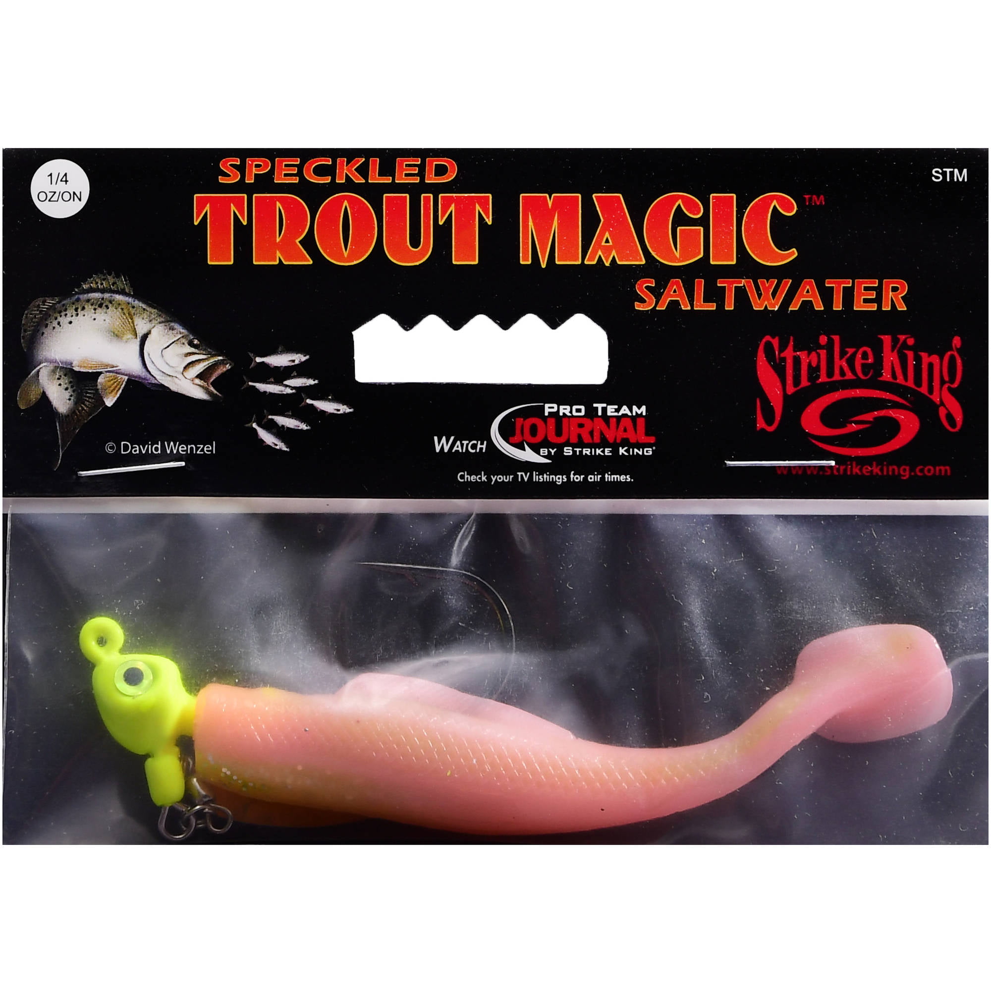 Strike King Speckled Trout Magic 1/4 oz Jig Head Electric Chicken Belly/ Chartreuse Head Spinnerbait Lure 