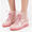 Pink, variant on Womens Rain Boots Lace Up Ankle Fashion Clear Waterproof Rubber Short Rain Shoes Non-slip Garden Shoes Blue 7 Wide
