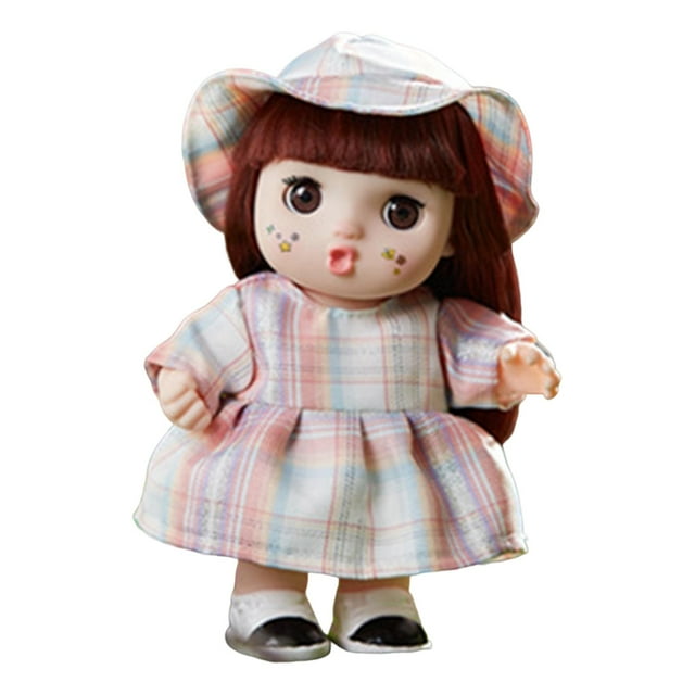 Muñeca BJD de 23 cm, escala 1/6, estilo aleatorio, regalo emocionante con muñeca y accesorios. Parpadear