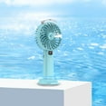 thumbnail image 6 of SPOORYYO Misting Fan Portable Fan with Mist, Hydrating Humidification Student Desktop Digital Display Silent Brushless Charging Cool Off Spray Cool Down Fan, 6 of 8