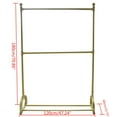 thumbnail image 2 of Clothes Rack Garment Display Hanger Freestanding Clothes Dryer Stand Rack 180cm, 2 of 12
