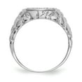 thumbnail image 2 of 14K White Gold Ring Band Themed 3 to 14 mm (tapered), 2 of 5