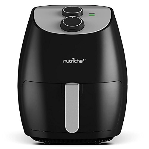 Black AZPKAIRFR25 w/ Rotary Controls Cooks Healthy Oil-Less Recipes NutriChef 2.7 Qt Air Fryer Oven Pan Electric Hot Convection Power Stainless Steel Kitchen Multi Cooker w/ Basket Black AZPKAIRFR25 w/ Rotary Controls Cooks Healthy Oil-Less Recipes NutriChef 2.7 Qt Air Fryer Oven Pan Electric Hot Convection Power Stainless Steel Kitchen Multi Cooker w/ Basket