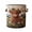 L, variant on Cow Floral Print Storage Basket, Quilted Fabric Laundry Hamper with Handles, Foldable Organizer for Clothes Toys, Cottagecore
