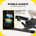 thumbnail image 4 of Twist Stepper ZIWWVY con bandas de resistencia Capacidad 300 libras Altura de paso ajustable, 4 of 5