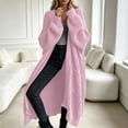 thumbnail image 2 of Womens Long Cardigan Sweaters Open Front Oversized Duster with Pocket for Women 2025 Fall Winter Knit Design Coats, 2 of 5