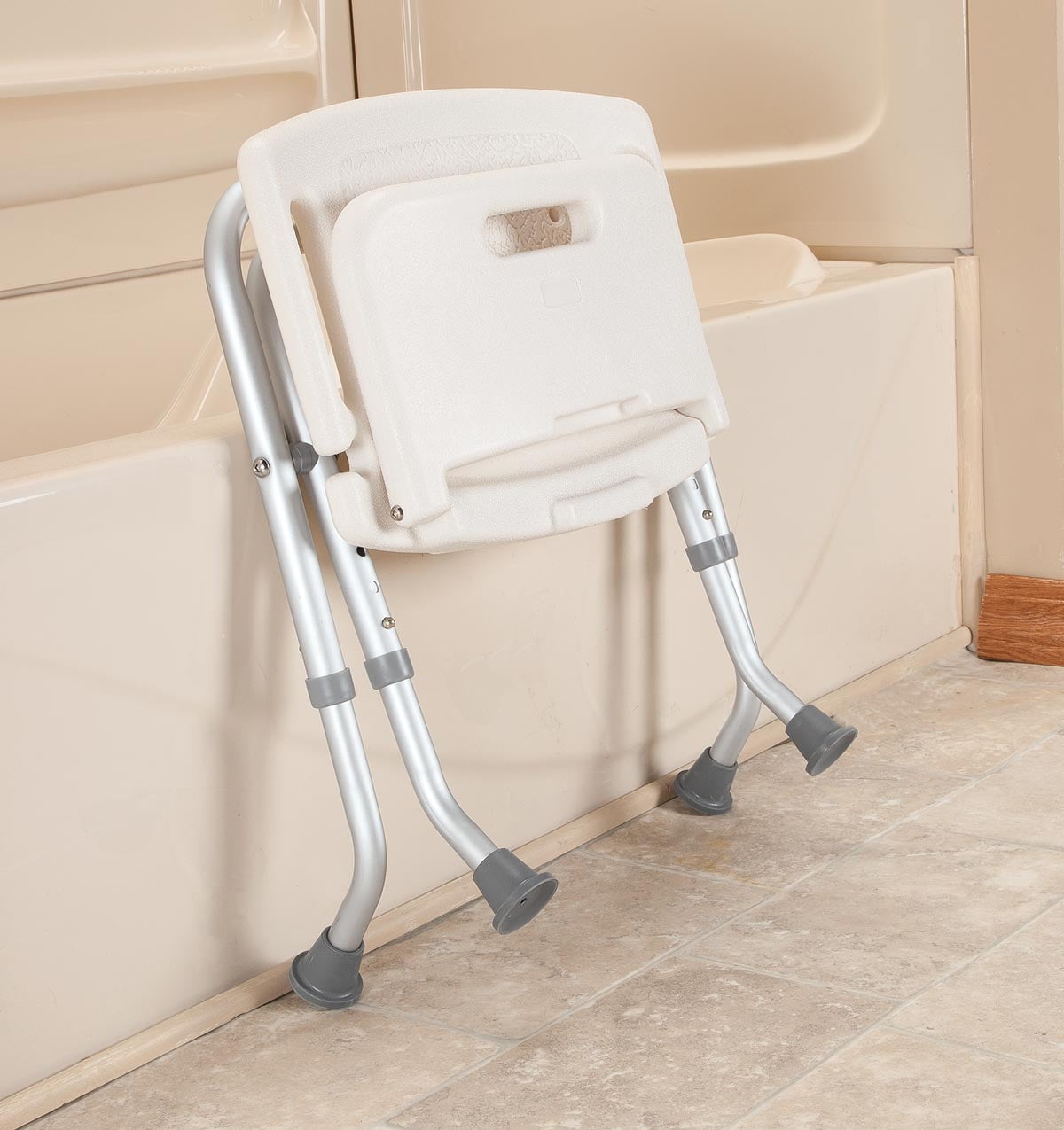 Folding Shower Chair With Back