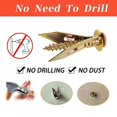 thumbnail image 3 of Arshipscho Self Drilling Anchors (100pc) – Heavy Duty Metal Drywall Anchors with Zinc Plated Self Tapping Screws Kit, 3 of 7