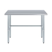 18 x 48 Stainless Steel Work Table with Open Base
