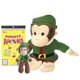 thumbnail image 1 of Jorge el curioso regalo combo Elf Plush 11.5 "Peluche de juguete con adorno de elfo y mono alrededor de la etiqueta engomada Curious George 46655244215, 1 of 1