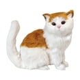 thumbnail image 3 of Figurado de gato realista Fotos Fotos de juguete Lindo Réplica de mascotas de animales de peluche decorativo para sala de estar en el hogar Estilo B, 3 of 10