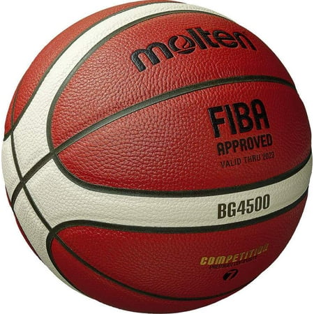 Molten B7G4500 Composite FIBA Basketball Official Size 7 - 29.5", Ivory color.