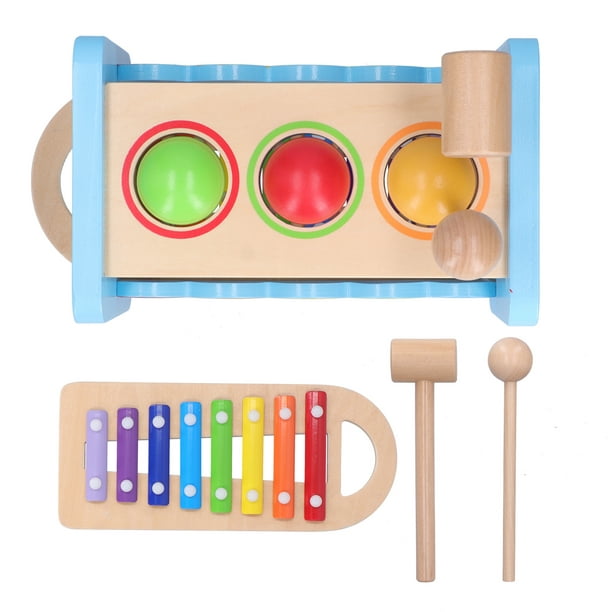 Activity-board Xylophone avec jouet de jeu de marteau, jouet musical pour bébé  xylophone à partir de 1 an