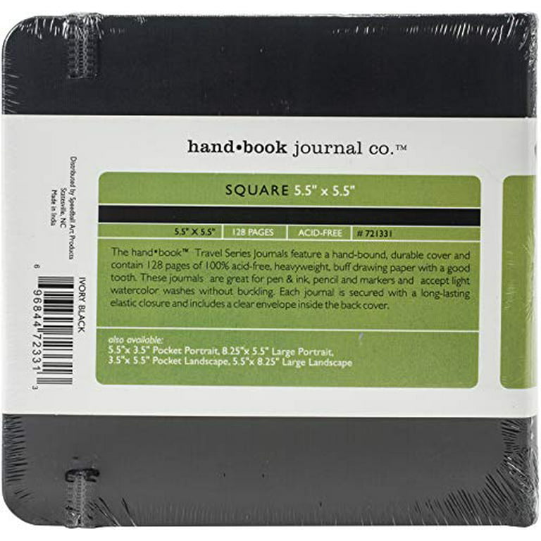 Hand Book Journal Co. Travelogue Drawing Journals - Square Ivory/Black