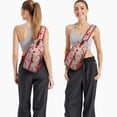 thumbnail image 6 of Floral Crossbody Sling Backpack for Womens Causal Sling Bag with Adjustable Shoulder Straps for Travel Hiking Chest Bag Daypack Anti-theft Purse, 6 of 6