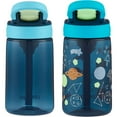 thumbnail image 2 of Contigo Kid's 14 oz. Water Bottle 2-Pack - Blueberry & Cosmos, 2 of 3