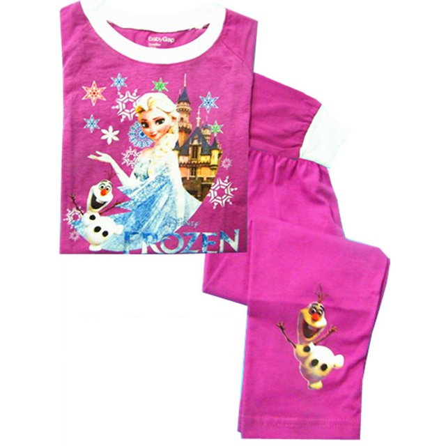 Frozen Pyjamas pour Enfants Anna Elsa Vêtements de Nuit Vêtements de Nuit Enfant Fille Pyjamas Vêtements de Nuit Fille Vêtements de Nuit pijamas Vêtements Enfants