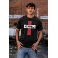 thumbnail image 4 of Saved Hashtag Religious Christian Men's Graphic T Shirt Tees Brisco Brands M, 4 of 6