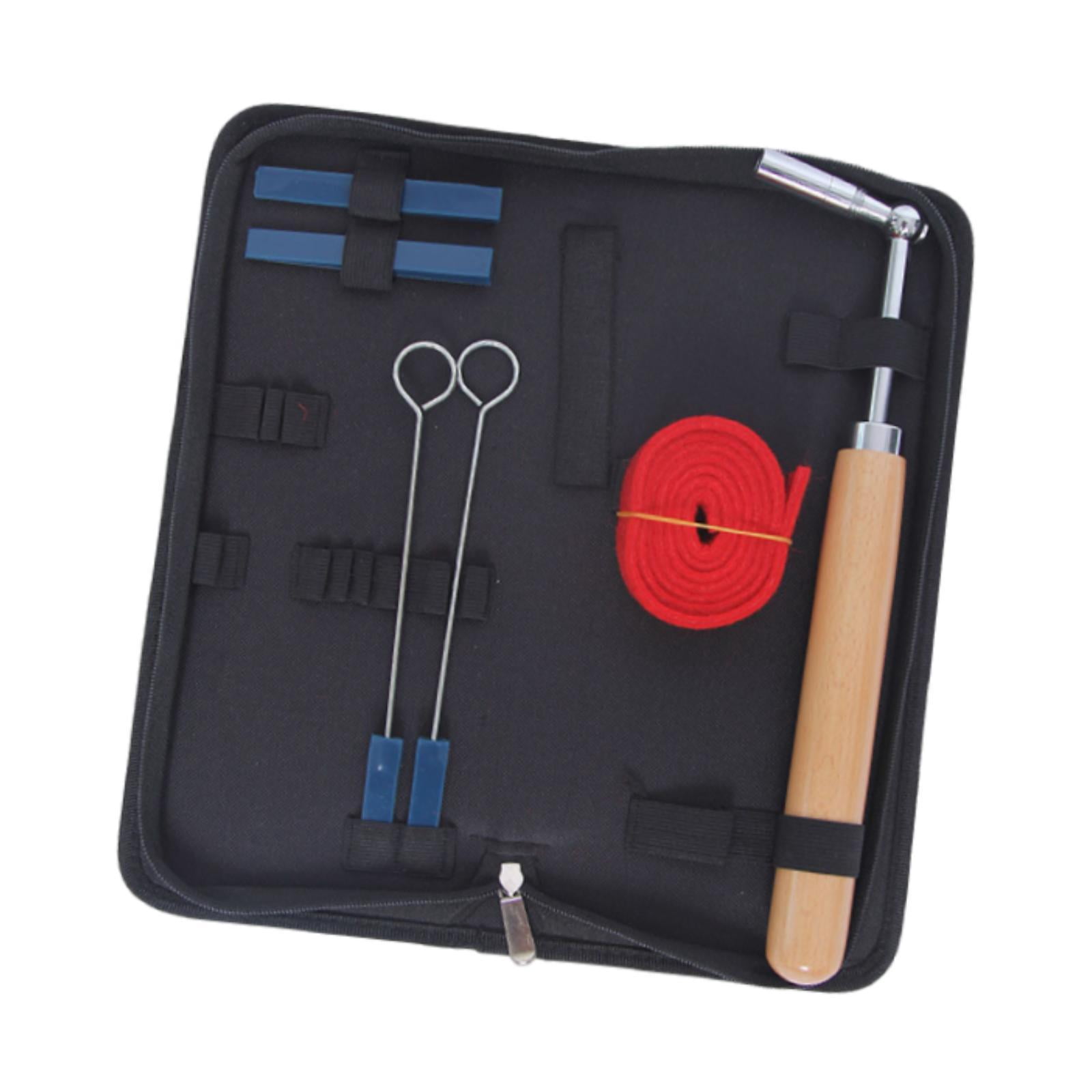 LeeQinersw 7 Pieces Piano Tuning Kit Portable Practical Piano Tuner Tools Professionals