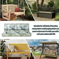 thumbnail image 2 of Porch Swing Cushion Thicken 4", 71" Swing Cushions 2-3 Seater Replacement, Waterproof Bench Cushions with Backrest, Anti-Fading Patio Swing Chair Pads for Outdoor Garden Furniture, 2 of 7