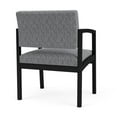 thumbnail image 5 of Lenox Steel Reception Waiting Oversize Guest Chair / Black Steel / Gray, 5 of 5
