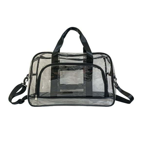 Transparent PVC Duffel Bag Lightweight Travel Bag Waterproof for Swimming Hiking