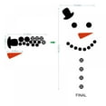 thumbnail image 6 of Christmas Snowman Refrigerator Sticker Set Cute Snowman Fridge Stickers Decoration for Fridge Wall Door Party Supplies Home Decoration, 6 of 6