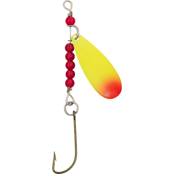 Lucky Strike Premium Victor Spoon Yellow Flash, paquet de 2. LS Premium Victor Spinner Yellow Flash, paquet de 2.