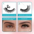 thumbnail image 5 of False Eyelashes Fluffy Look Strip Lashes Mink Wispy Fake Lashes Charming Fake Eyelashes 10 Pairs, 5 of 14