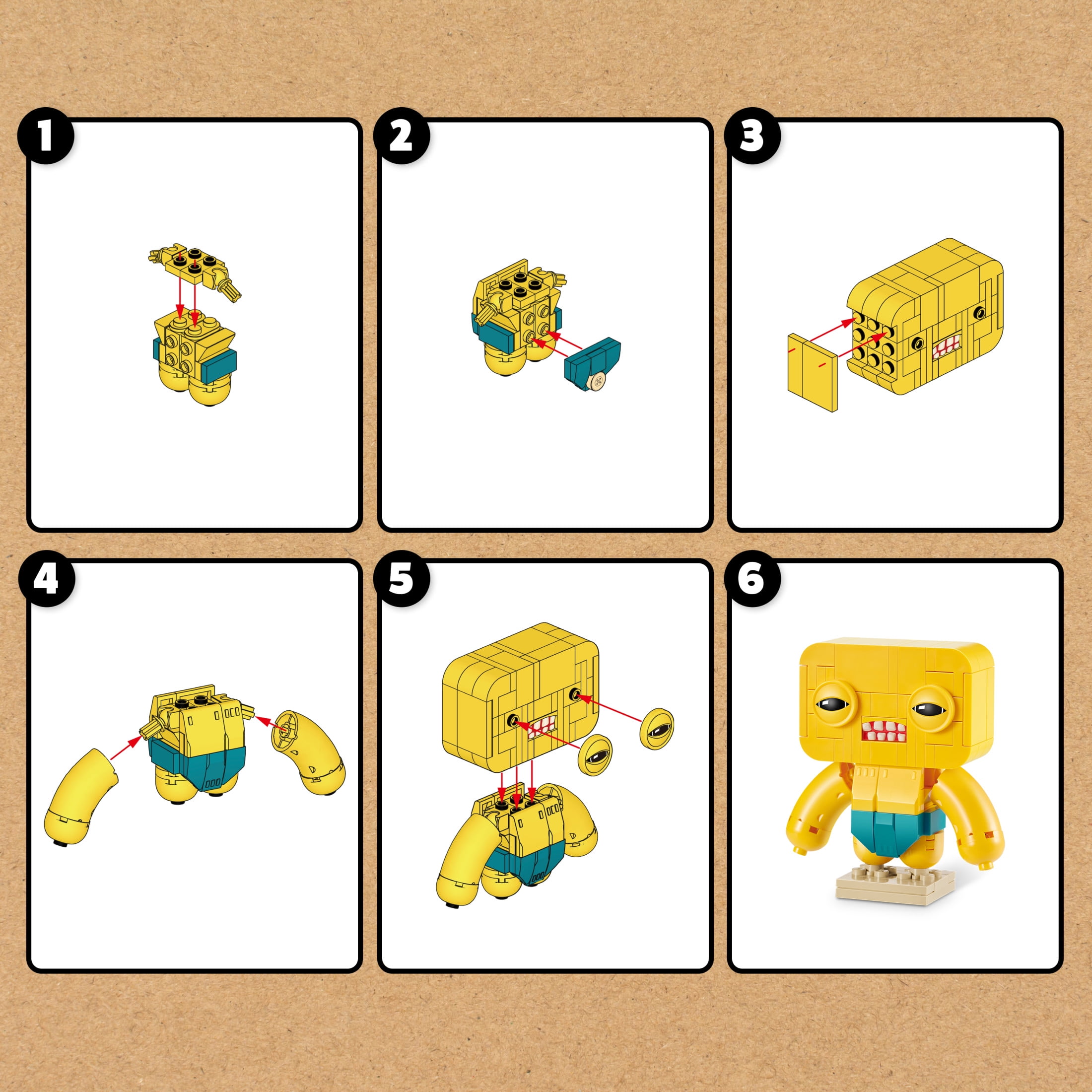 MAX Build More Premium Fugglers Building Bricks Collection de ZURU Au hasard