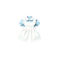thumbnail image 5 of Christmas Porch Goose Outfit with Light Blue Short Sleeve Dress and White Apron, Holiday Yard Goose Clothing for Front Porch and Lawn, 1 Piece, 5 of 6