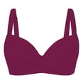 thumbnail image 4 of TEVEQ Bikini Tops for Women Push Up Swimsuit Top Lace Up Padded Bathing Suit Tops Twist Bikini Top Only Women Underwire Bikini Top Swim Top Bra Padded Swimsuit Tops 2025 Bathing Suit Tops Wine L, 4 of 4