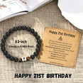 thumbnail image 5 of Cross Bracelet for Men - Cool 10th 13th 16th 18th 21st Birthday Gifts for Him, Husband, Dad, Son, Grandson, Brother..., 5 of 7