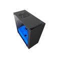 thumbnail image 4 of NZXT Source S340 Elite - Tower - ATX - windowed side panel - no power supply - black, blue - USB/Audio/HDMI, 4 of 8