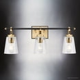 thumbnail image 4 of Luxury Classic Bath Light, Small Size: 9.125''H x 6.625''W, with Traditional Style Elements, Vintage Brass Finish, UHP4945 from the Norfolk Collection by Urban Ambiance, 4 of 5