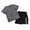 Grey, variant on Outfits Boys Short Sleeve Boys Athletic Shirts and Mesh Soccer Shorts Two Piece Youth Soccer for Kids 6-7 Years