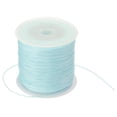 thumbnail image 1 of Unique Bargains 0.8mm x 109 Yard Nylon Satin Cord 0.8mm Beading String Braided Rope, Sky Blue, 1 of 6