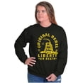 thumbnail image 5 of Original Rebel Liberty Death Gadsden Unisex Plus Fleece Graphic Sweatshirt Brisco Brands 2X, 5 of 6