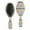 Orange and Black, variant on Multicolor Christmas Tree Pattern Hair Brush,Girls Detangling Hair Brush,Glide Through Tangles with Ease for Wet & Dry Hair,8.8"X2.8"