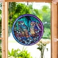 thumbnail image 3 of Hanging Wreath, Colorful Circular Wall Decoration, Window Decoration, Festival Decorations, 16 * 16* 0.4cm, 3 of 5