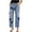 Blue, variant on Fjofpr Sale Deal Mid Waisted Straight Leg Jeans for Women Womens Jeans Trendy Fall 2024 Women's Mid Waist Tube Shaped Denim Pants With Pocket Buttons And Heart Print