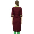 thumbnail image 5 of Phagun Women Chic Style Cotton Kurta Kurti Solid Top Tunic, 5 of 7