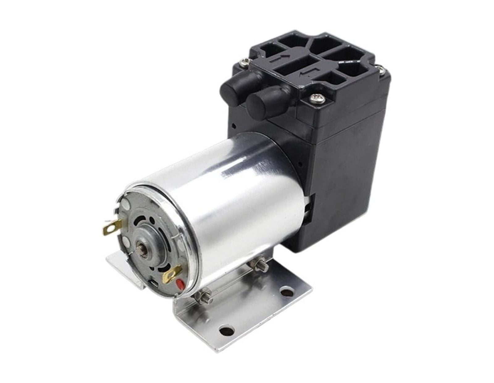 High Negative Pressure Suction Diaphragm Pump With Holder Mini Air Compressor Suction Pump DC 12V Vacuum Suction Pump 6W 65kpa ,Low Noise Operate