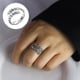 thumbnail image 4 of Sonducket Aberturas Anillo Punk Gótico Joyería Ajustable Anillos de Moda Encanto Hueso Plateado Pareja Popular Estilo Occidental Niño Ropa, zapatos y accesorios Miscelánea Sonducket AP015210-01, 4 of 6