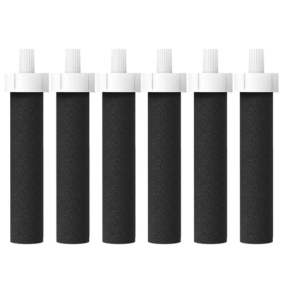 Filtro de Agua Filterlogic para Botella Repuesto Brita BB06 Carbón Coco Pack 6 Unidades