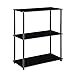 thumbnail image 2 of Convenience Concepts 157012BLBL Designs2Go Classic Glass 3 Shelf Bookcase, Black, 2 of 4