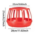thumbnail image 3 of Abreuvoir pour Poules Dispositif d'Alimentation Rond pour Usage Domestique, 3 of 6