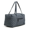 thumbnail image 2 of Vera Bradley Women's Cotton Large Travel Duffel Bag Bees Navy, 2 of 4