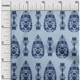 thumbnail image 1 of oneOone Coton Bio Popeline Sergé Feuilles & Imprimé Ethnique Floral 1 Yard 42 Inches Wide, 1 of 4