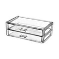 thumbnail image 6 of Elegant Clear Acrylic Desk Organizers 2 Drawer Cosmetic Storage Box for Makeup Organization and Jewelry Collection, 6 of 8
